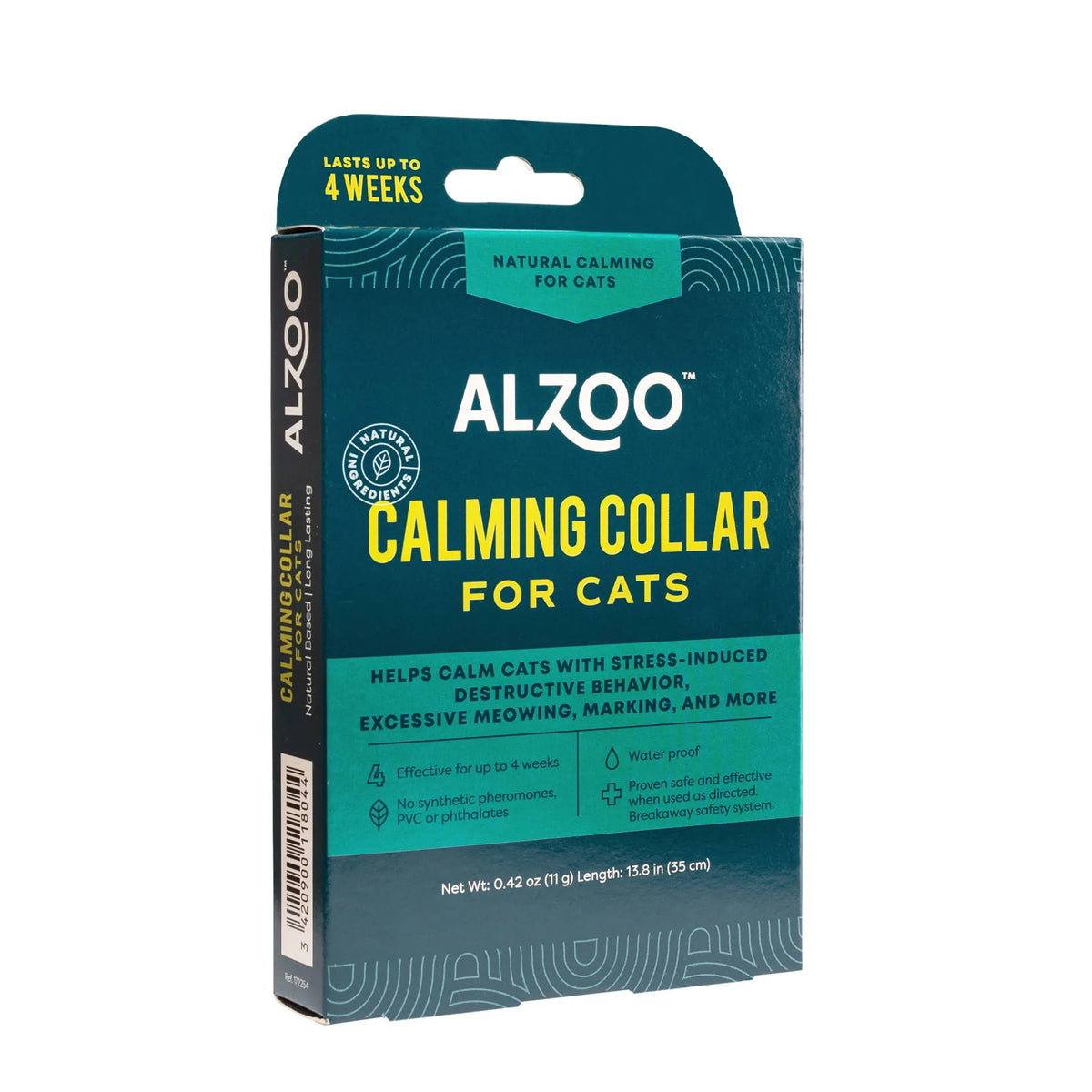 ALZOO plant-based calming collar for cats with Nepeta Cataria extract