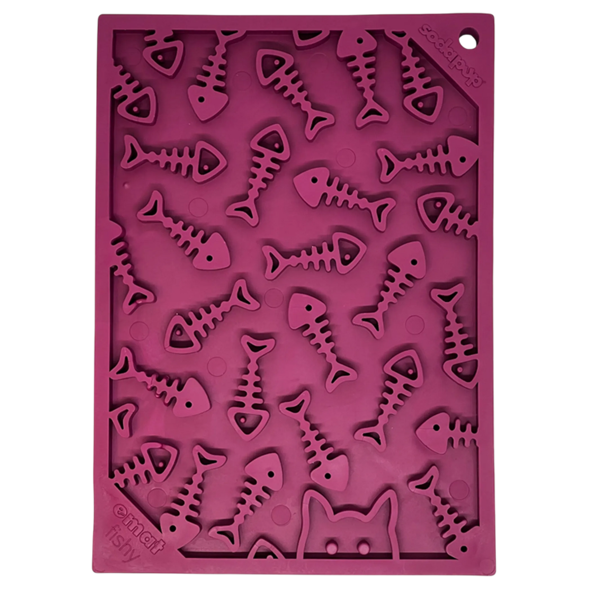 SodaPup Fishy eMat — Small Calming Lick Mat for Dogs & Cats