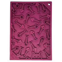 SodaPup Fishy eMat — Small Calming Lick Mat for Dogs & Cats
