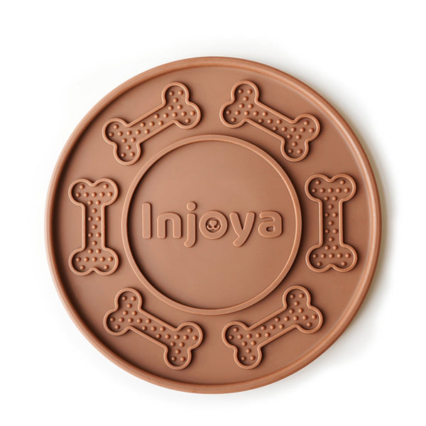 Injoya Lick Mat - Calming Slow-Feeder Pad for Dogs